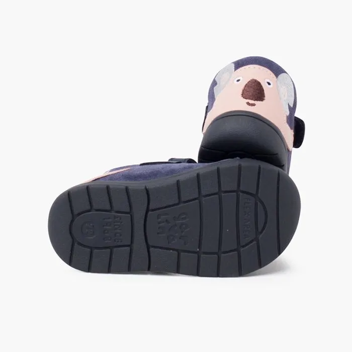Botte en croûte de cuir Garvalín avec dessin Koala