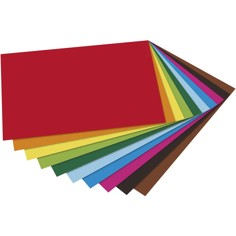 Folia Papier à dessin teinté, A4, assortis, 100 feuilles