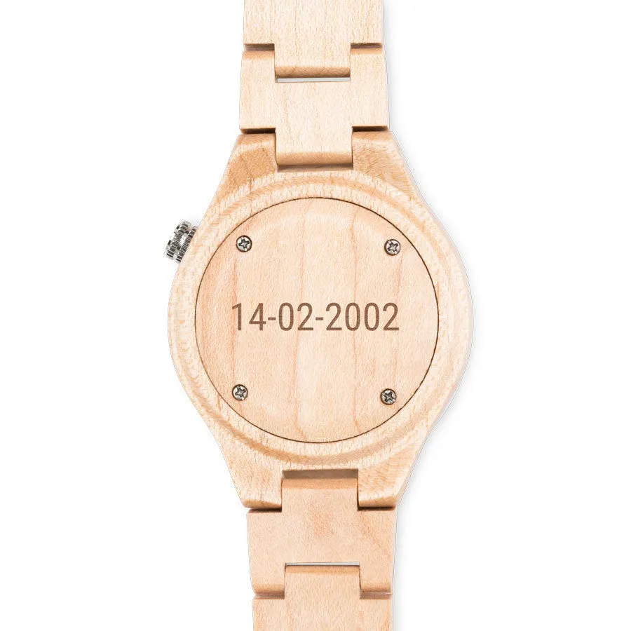 Montre en Bois Personnalisable | YourSurprise