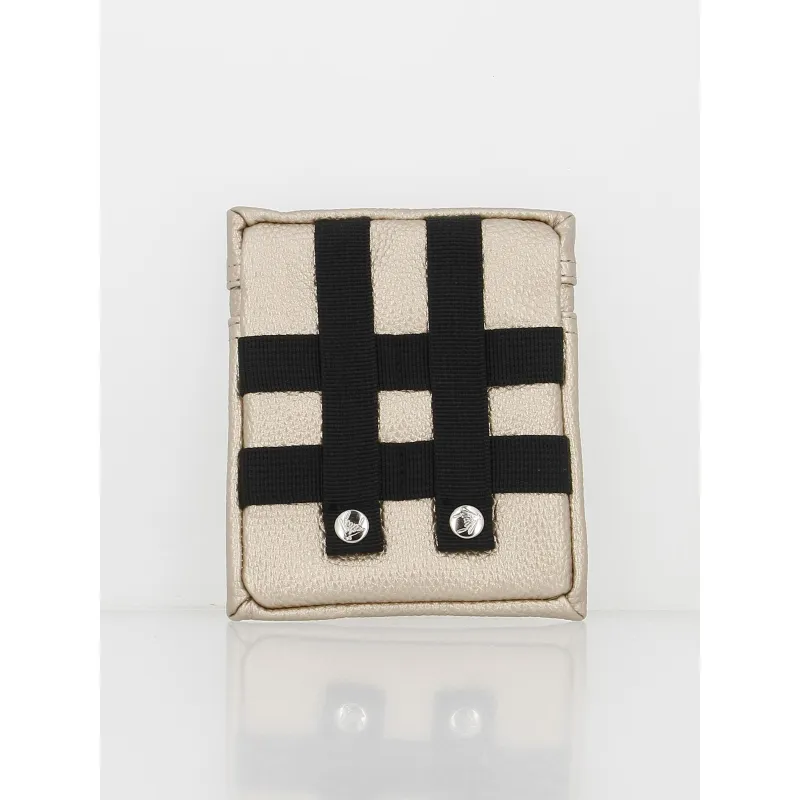 Pochette mini sac à dos simili cuir casbah doré - Cabaïa | wimod