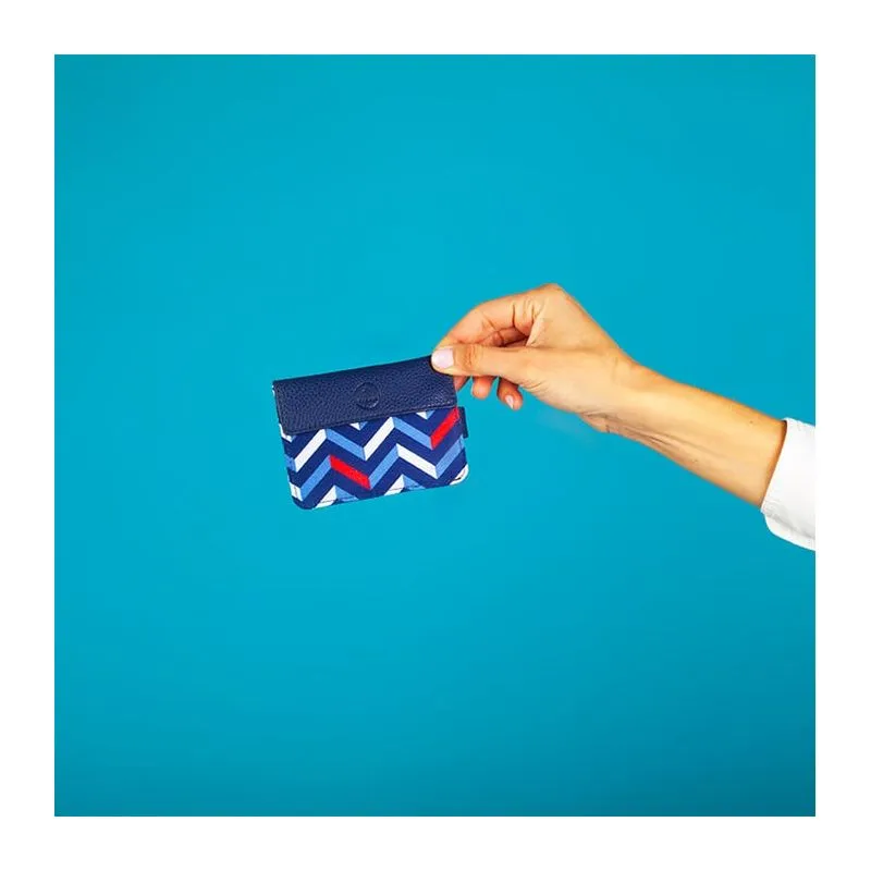 Porte-cartes Cabaïa 11,5 cm Arc de Triomphe Bleu