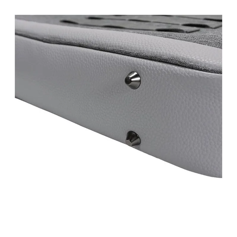 Sacoche ordinateur 15 pouces Cabaïa New York Gris Clair